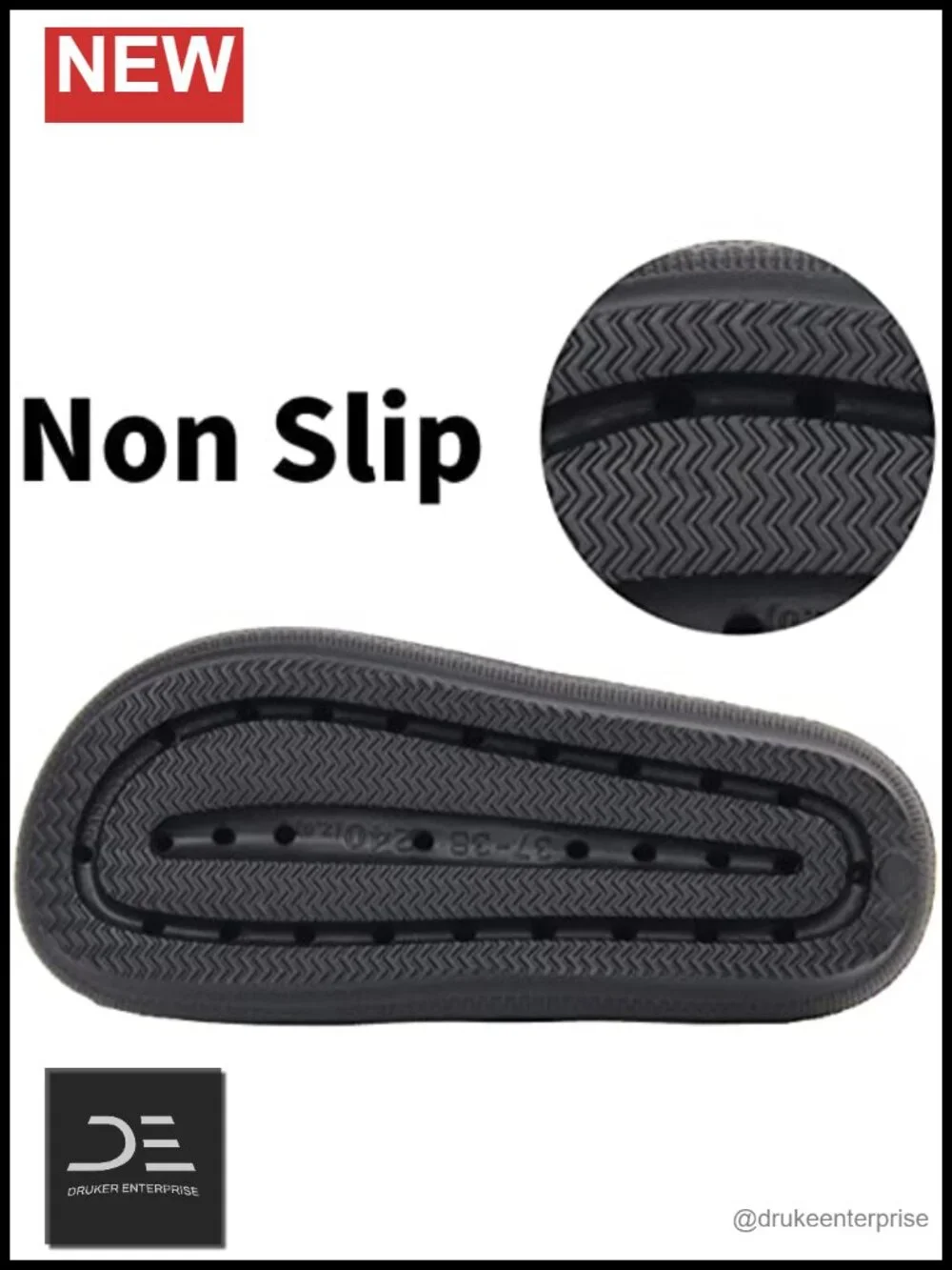 Thick Sole Adjustable Buckle EVA Sandals for Men Women